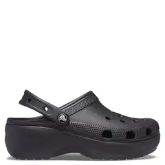 CROCS - Zueco Classic Platform Mujer Negro