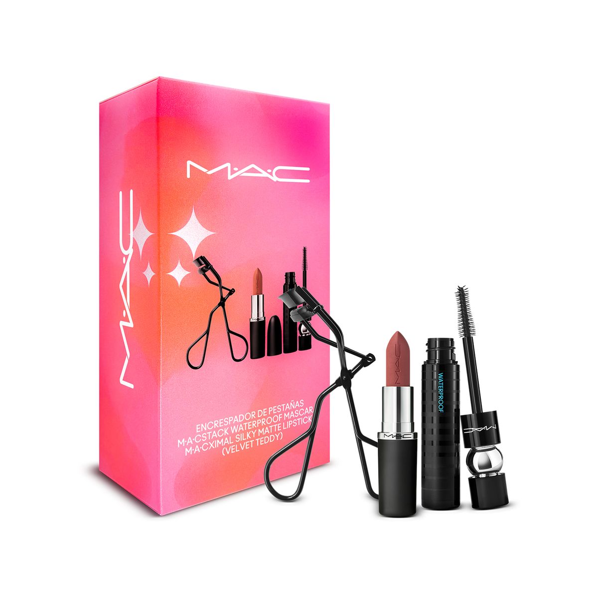 MAC - Set Best Sellers MAC: Encrespador + Labial + Máscara