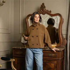 LUAU SHOES - Abrigo Oversize Mujer Luau