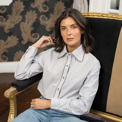 LUAU SHOES - Blusa Líneas 100% Algodón Mujer Luau