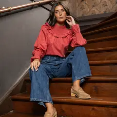 LUAU SHOES - Blusa Panal  100% Algodón Mujer Luau