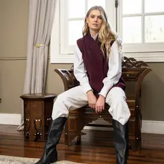 LUAU SHOES - Vest Oversize Mujer Luau