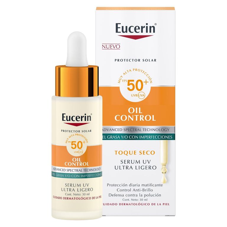 Protector Solar Serum Oil Control UV Diario Ultra Ligero FPS 50+ 30ml
