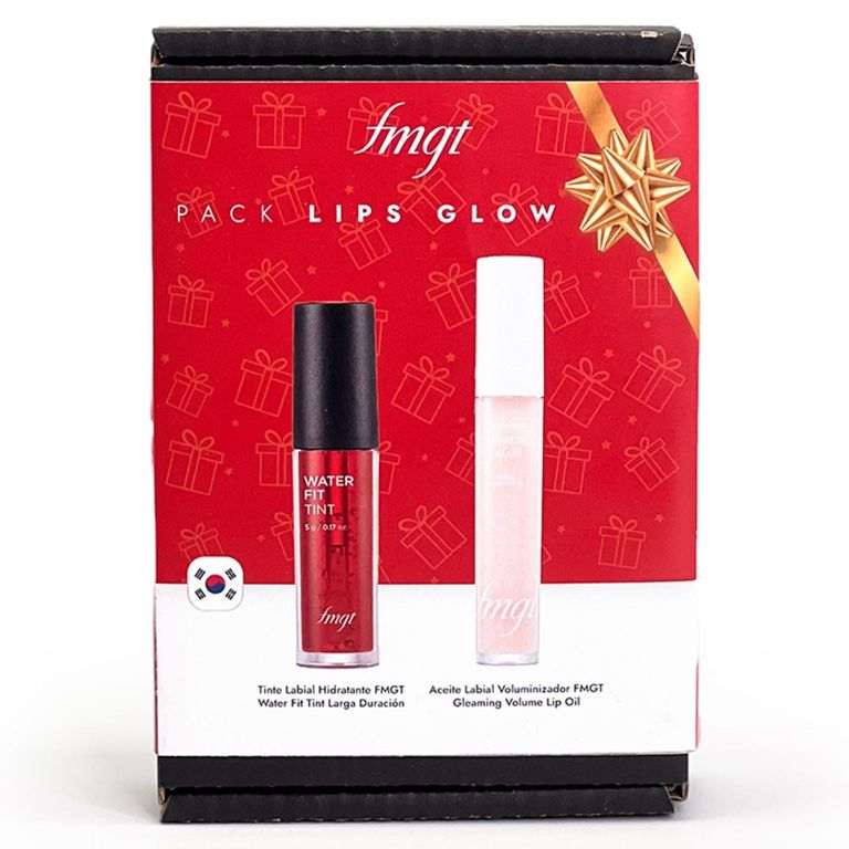 Set Labios Water Fit Tint + Gleaming Volume Lip Oil