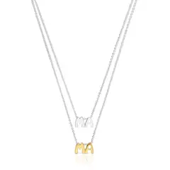 TOUS - Collar Doble Bicolor Y Motivos Mama