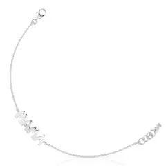 TOUS - Pulsera Cadena De Plata Y Motivos Mama