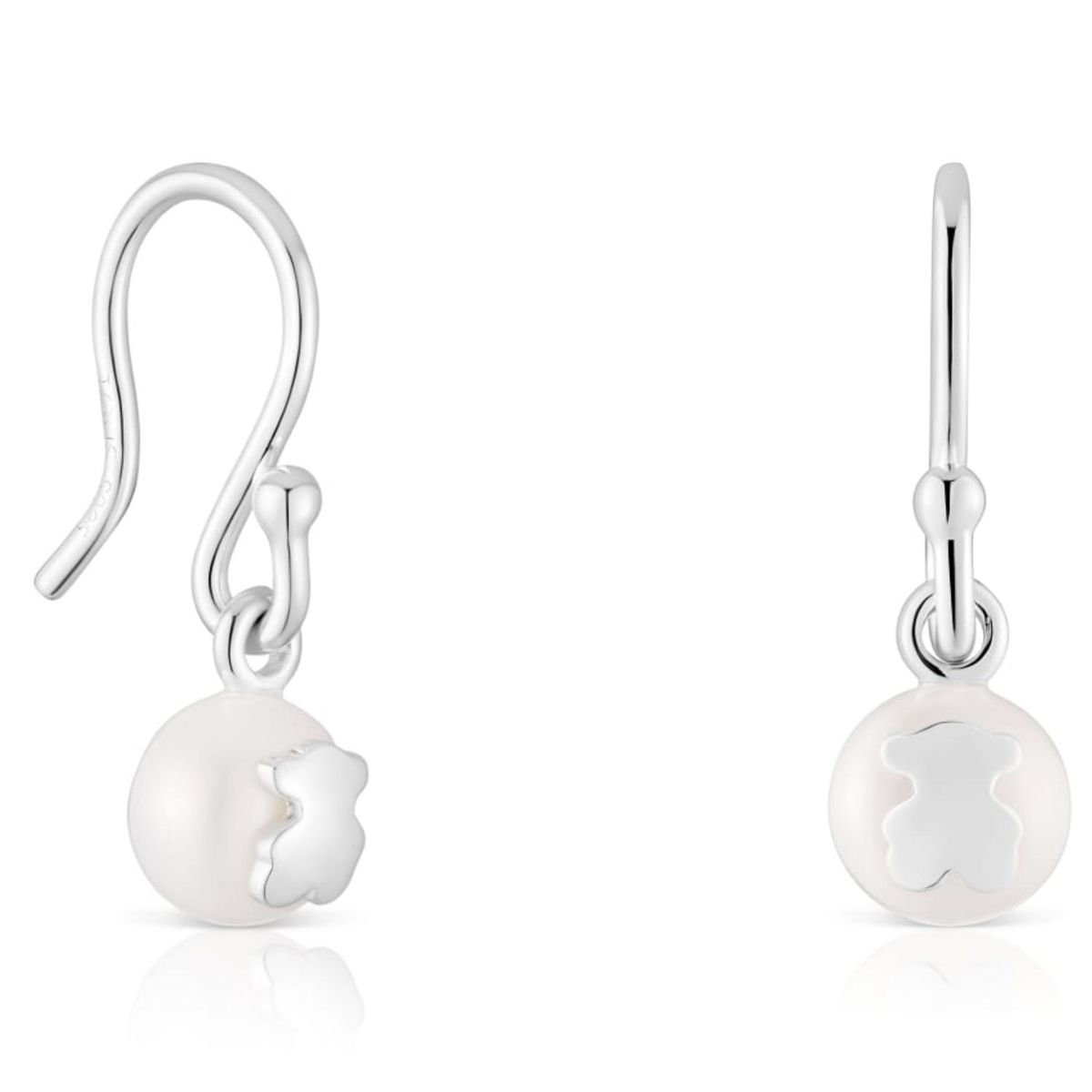 TOUS - Pendientes Cortos De Plata Y Perlas Cultivadas Icon Pearl Tous