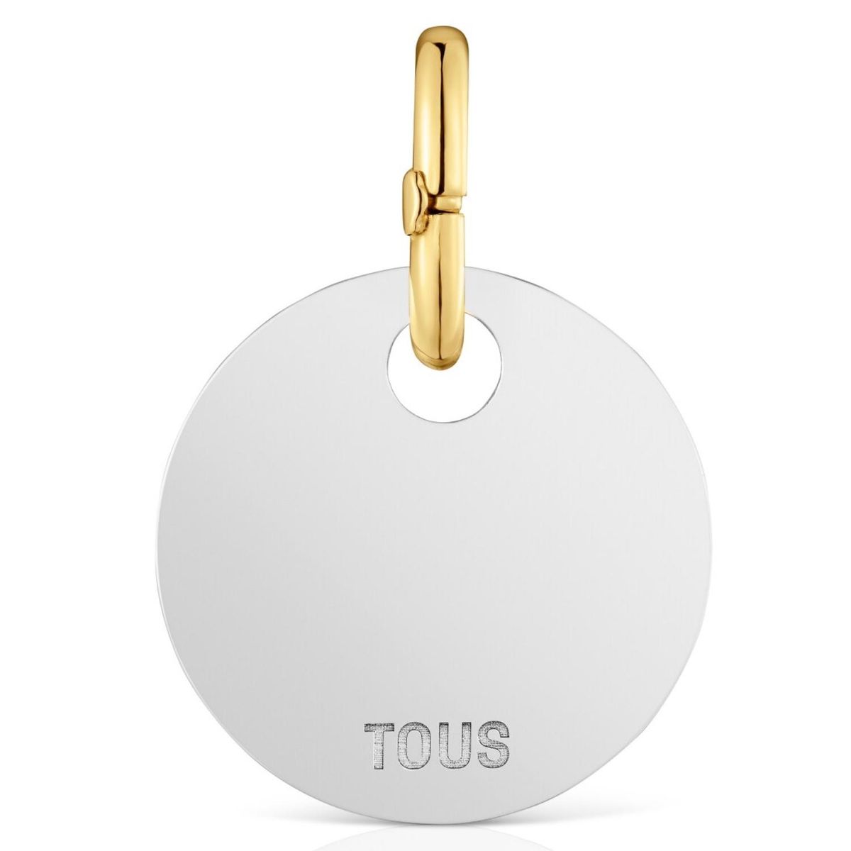TOUS - Colgante Medalla Bicolor 23 Mm Tous Unlock