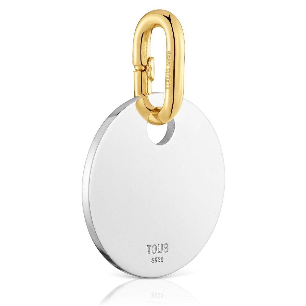 TOUS - Colgante Medalla Bicolor 23 Mm Tous Unlock