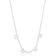 TOUS - Collar Corto De Plata Y Motivos Mama