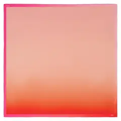 TOUS - Pañuelo Cuadrado Naranja Double Way Gradient
