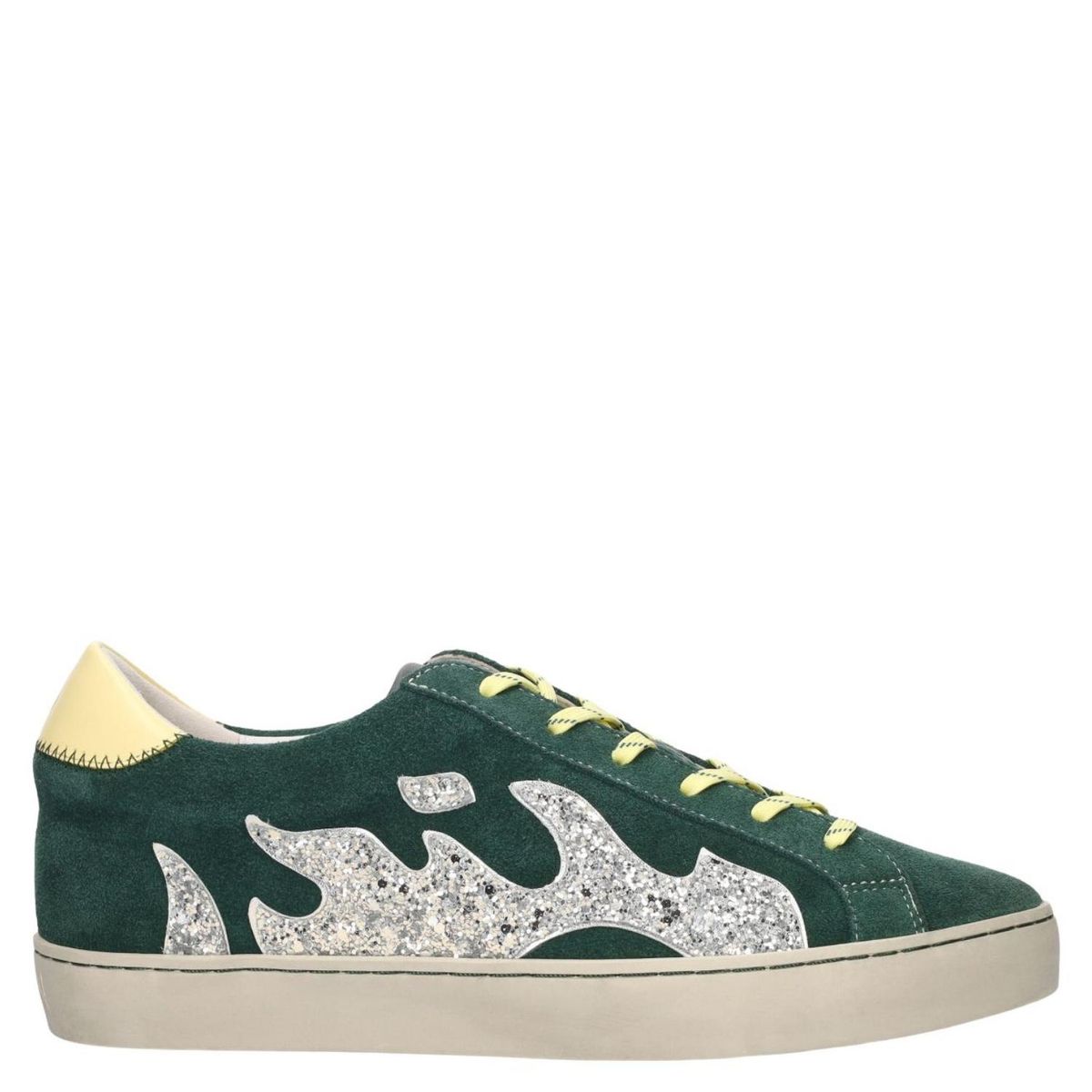 GAMIN - Zapatilla Urbana Mujer Cuero Verde Gamin