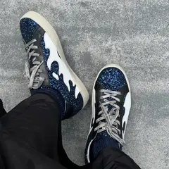 GAMIN - Zapatilla Urbana Mujer Cuero Azul