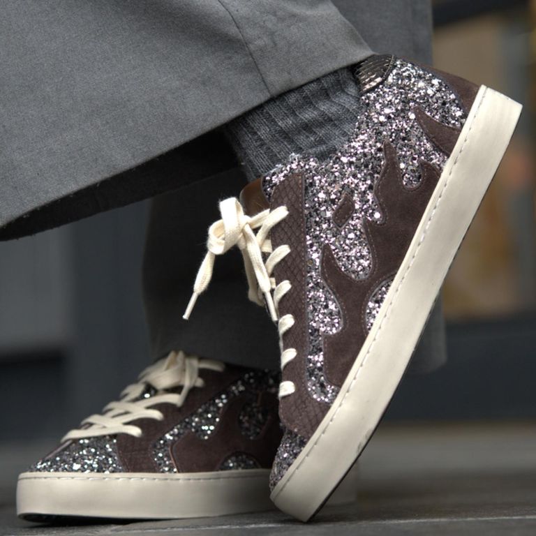 Zapatilla Urbana Mujer Cuero Café