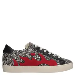 GAMIN - Zapatilla Urbana Mujer Cuero Rojo