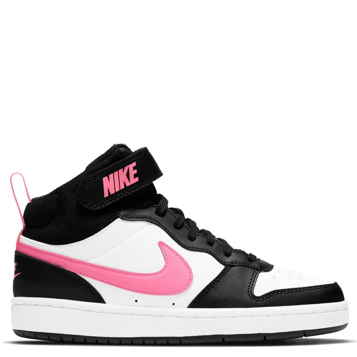 NIKE - Court Borough Mid 2 BG Zapatilla Urbana Niño Negro (34.5 a 37.5) Nike