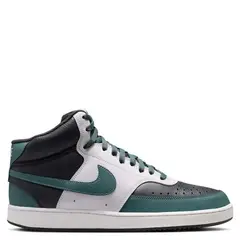 NIKE - Court Vision Mid Zapatilla Urbana Hombre Negro