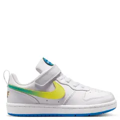NIKE - Court Borough Lowc Zapatilla Urbana Niño Blanco (27 a 34)