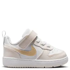 NIKE - Court Borough Lobball Zapatilla Urbana Niña Blanco (22.5 a 26)