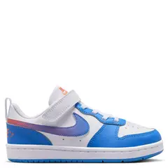 NIKE - Court Borough Lobball Zapatilla Urbana Niño Blanco (27 a 34)