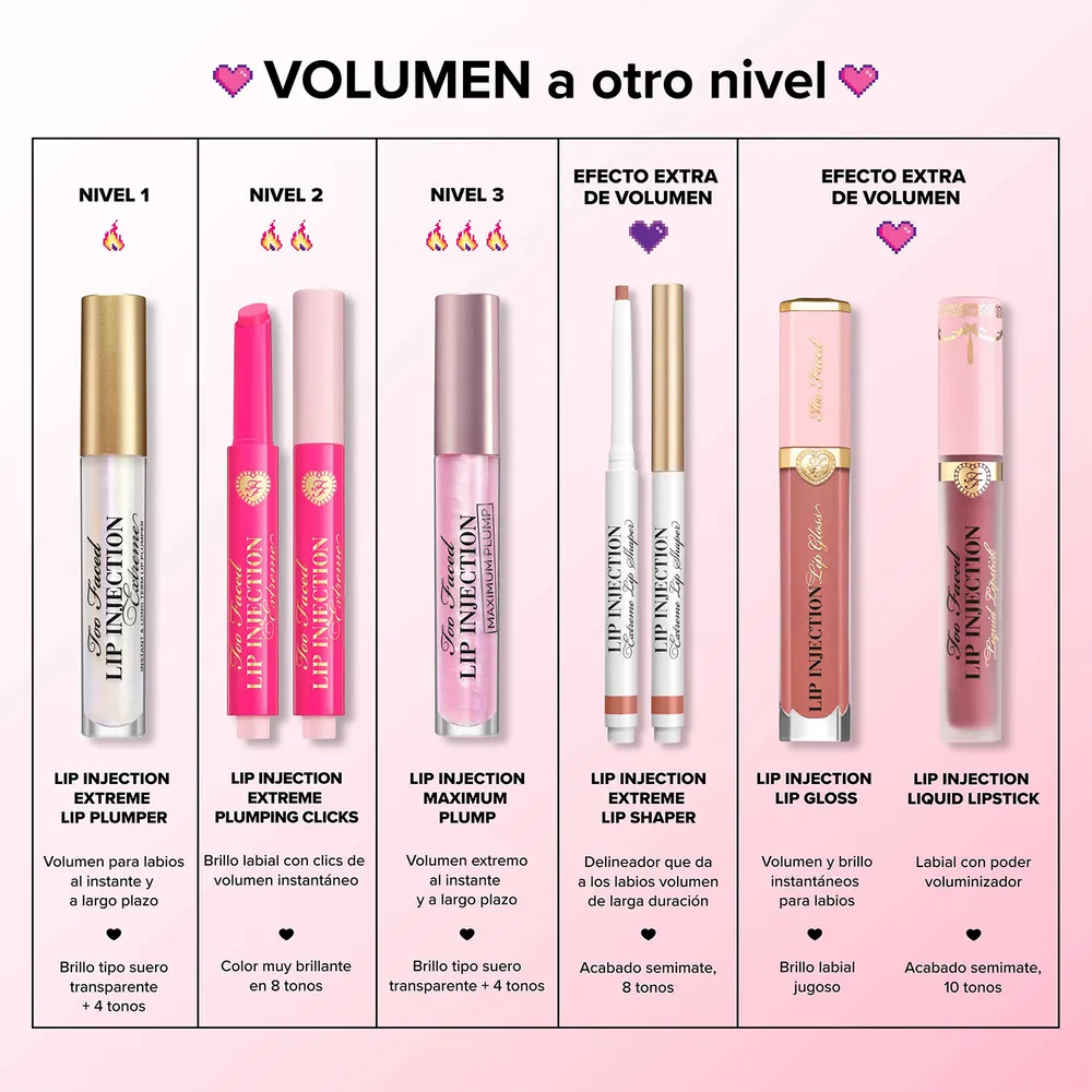 Too Faced Lip Injection Extreme Lip Shaper Puffy Nude, foto 12