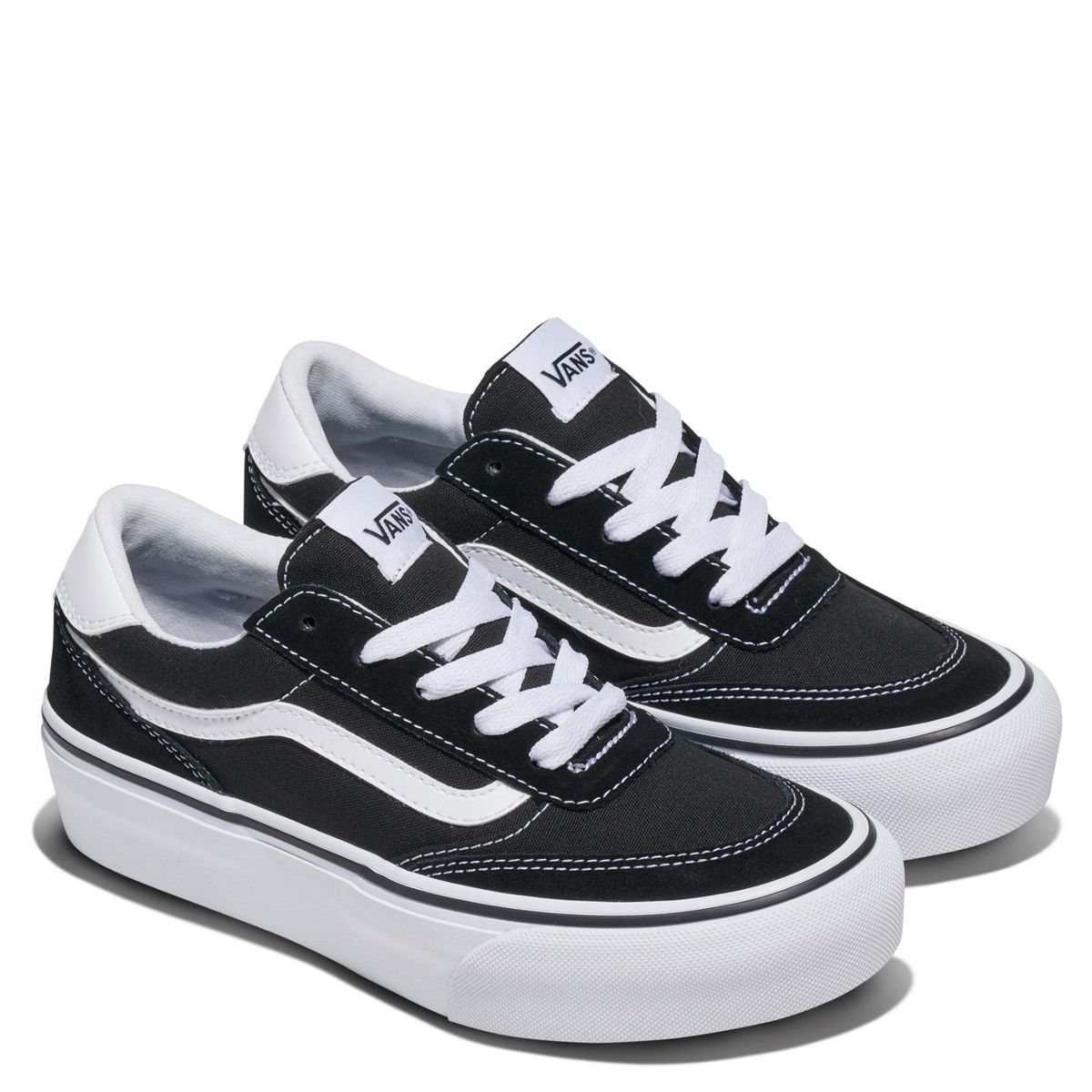 VANS - Brooklyn Ls Zapatilla Urbana Mujer Negro Vans