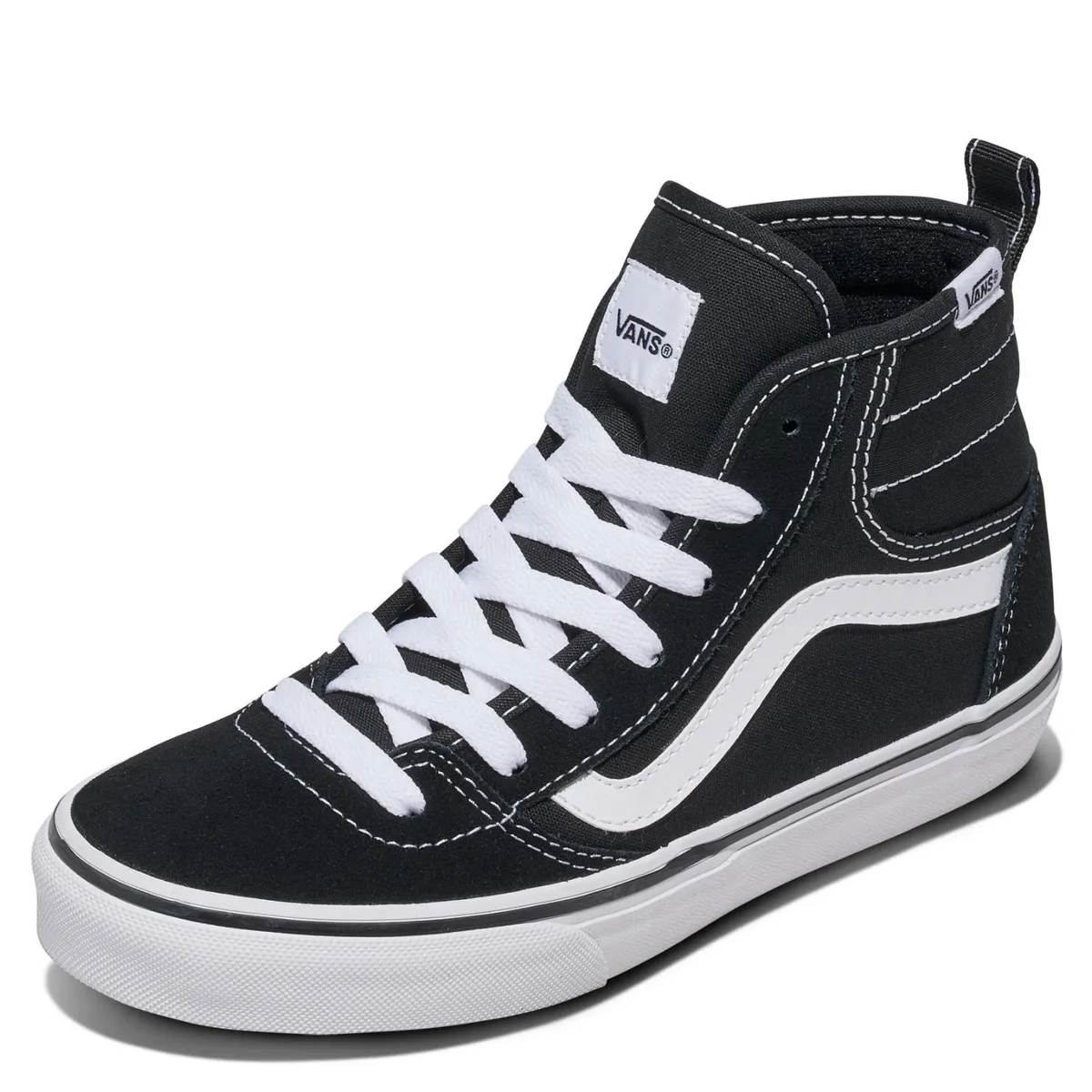 VANS - Ashwood Hi Zapatilla Urbana Unisex Niño Negro (27 a 38) Vans
