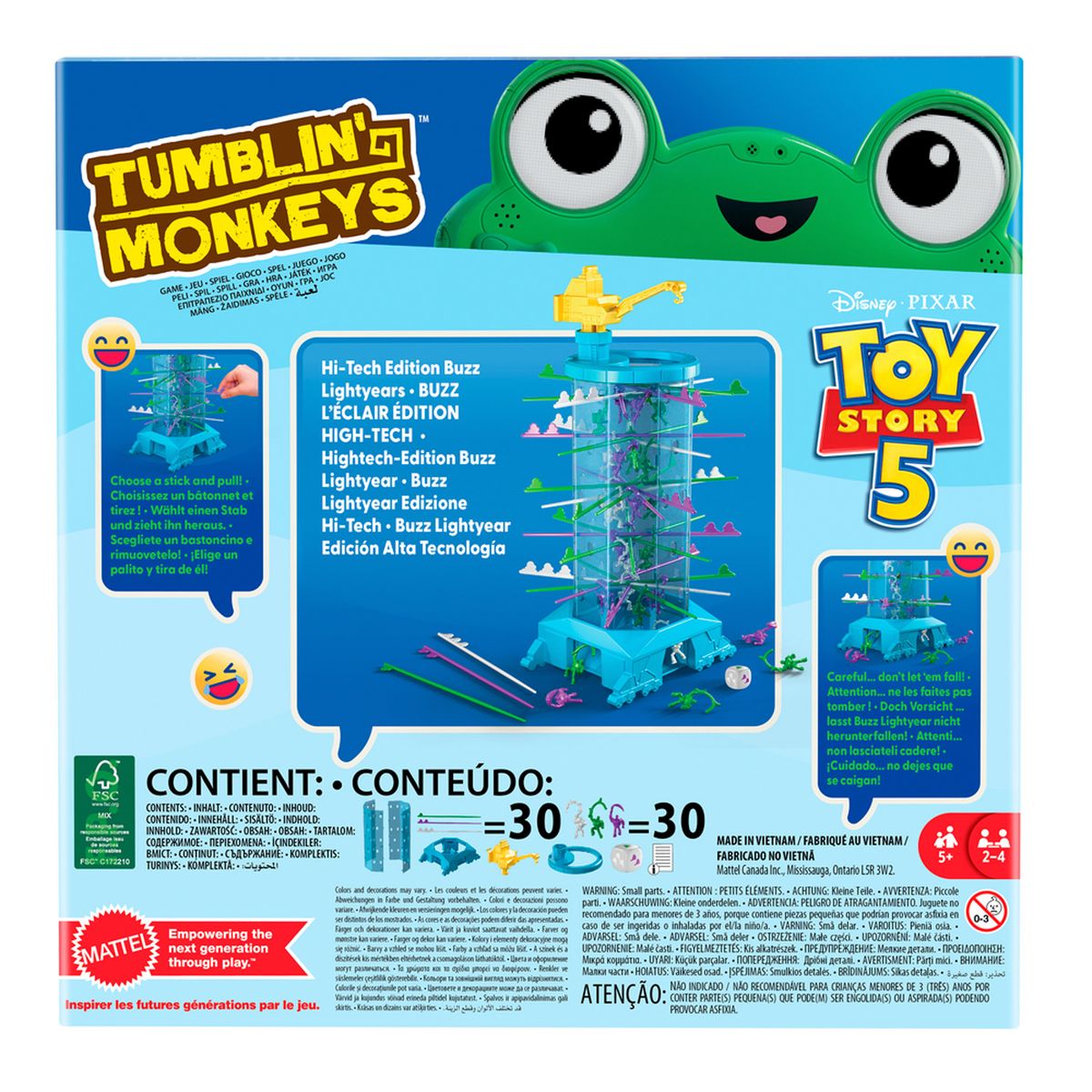 MATTEL - Monos Locos Pro Mattel Games