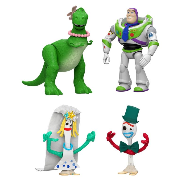 Pixar Paquete De 4 Personaje
