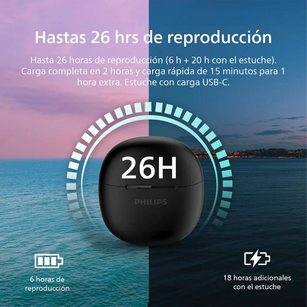 Philips TAT1139 Negro, foto 3