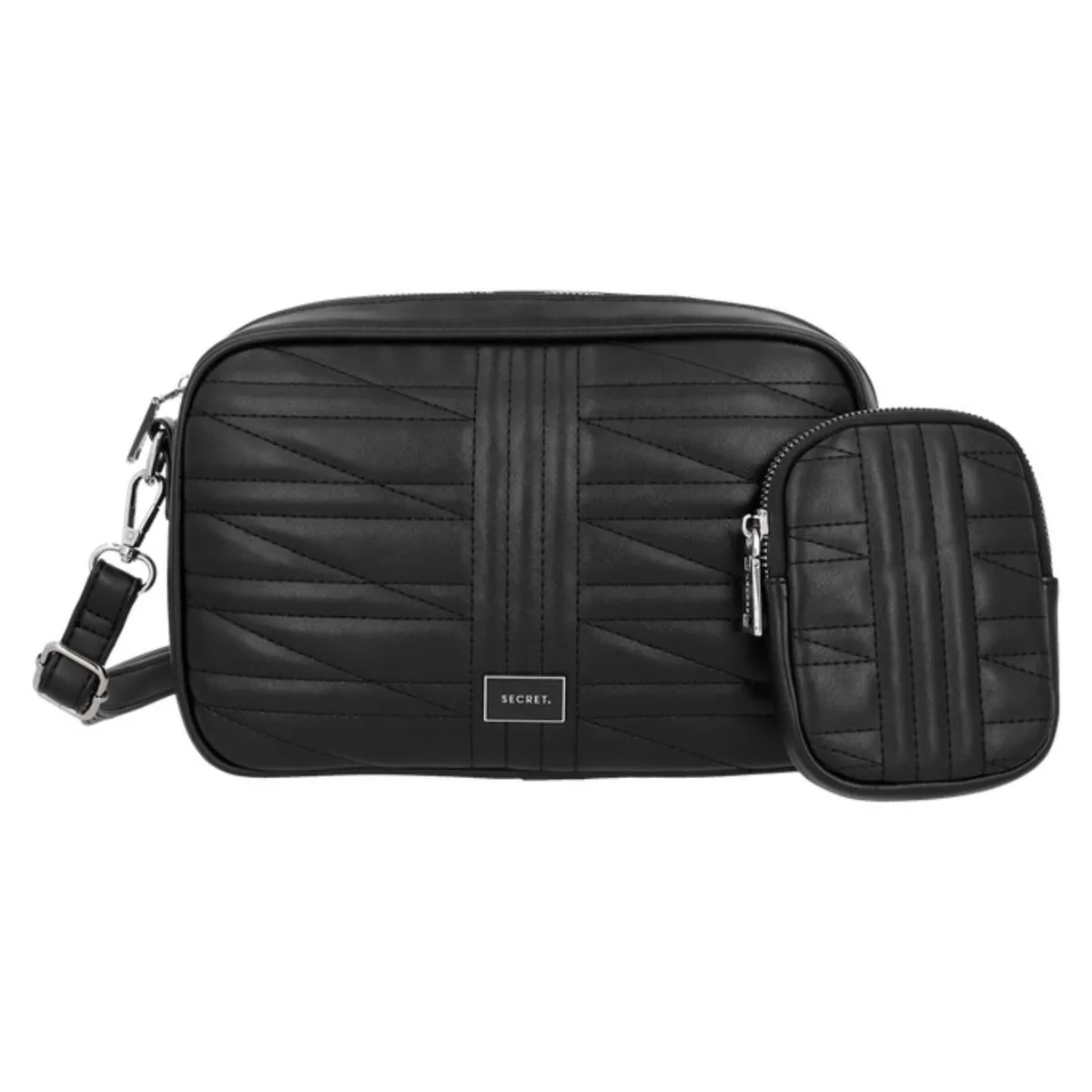 SECRET - Cartera Bandolera Nuuk ST6 Mediana Negro Secret
