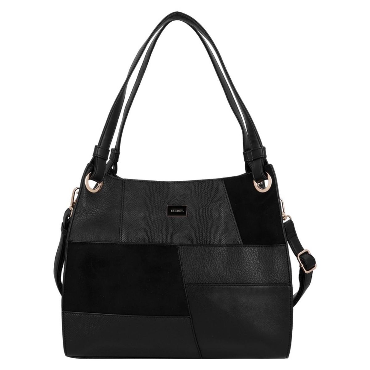 SECRET - Cartera Mujer Cracovia ST6 Grande Negro Secret