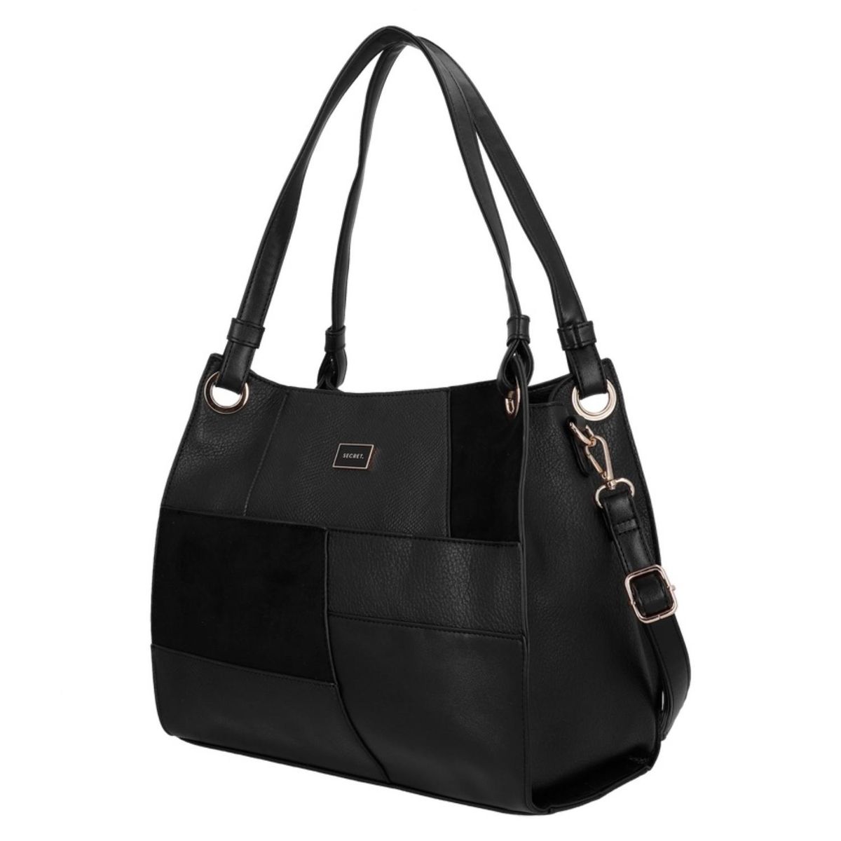 SECRET - Cartera Mujer Cracovia ST6 Grande Negro Secret
