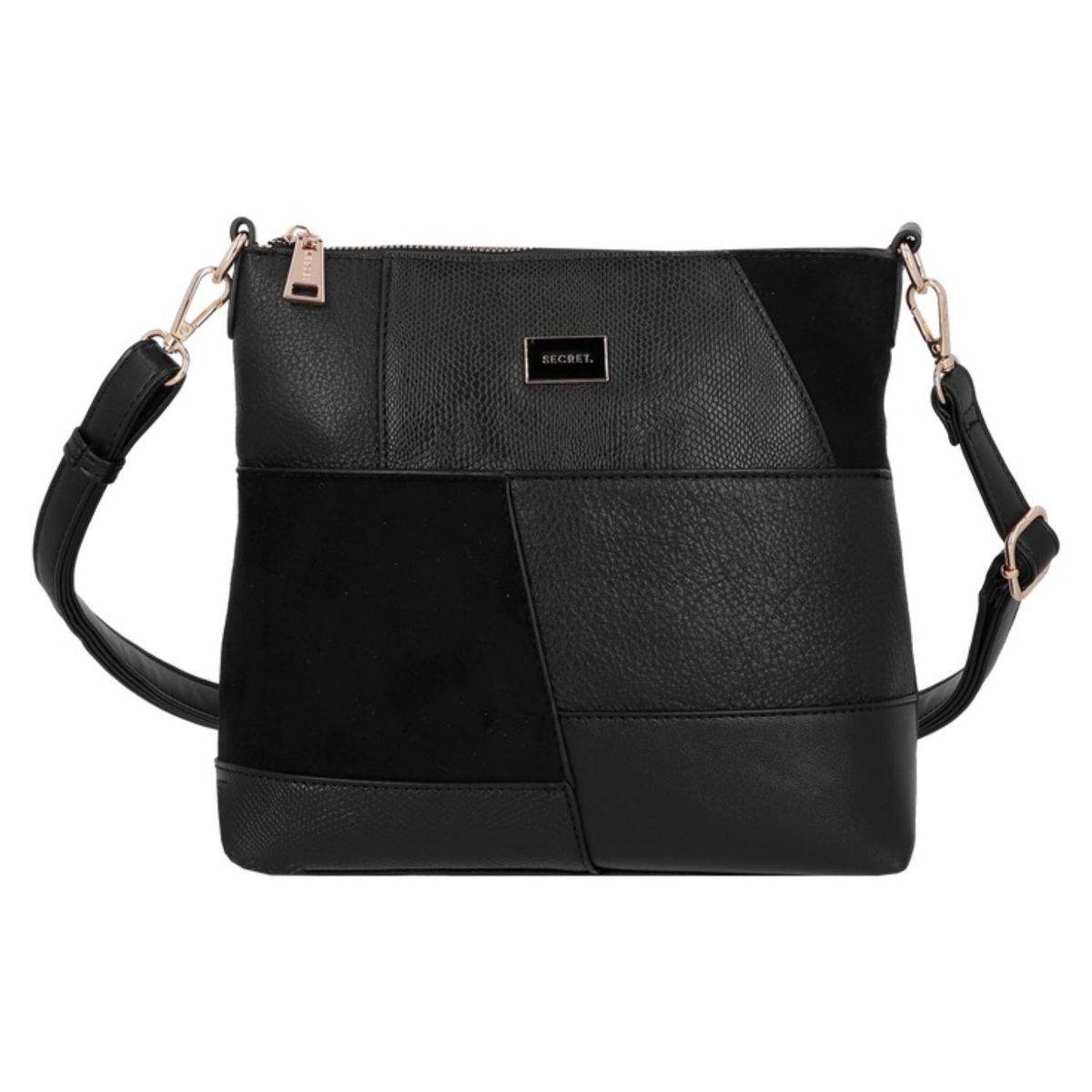 SECRET - Cartera Bandolera Cracovia ST6 Grande Negro Secret