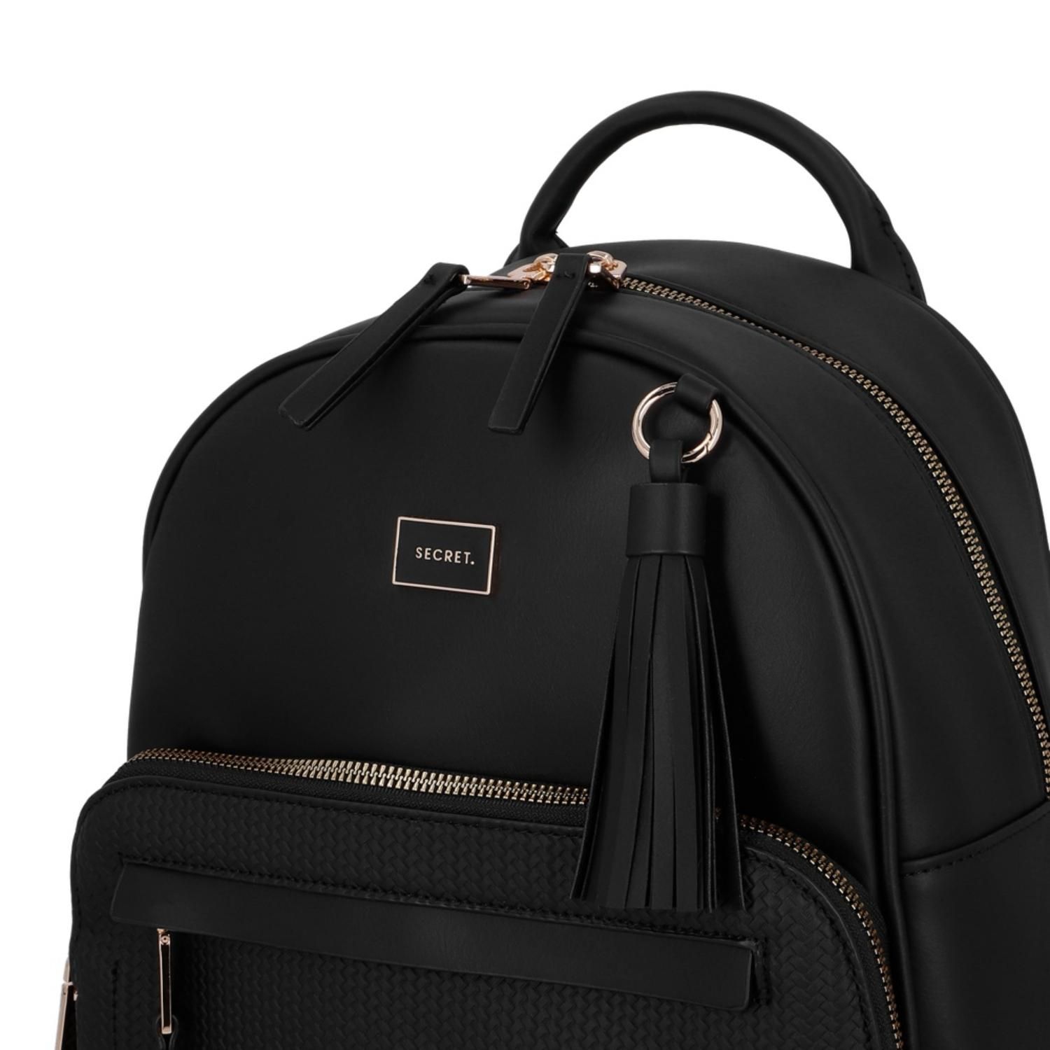 SECRET Mochila Mujer Akraness ST6 Mediana Negro Secret | Falabella