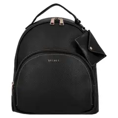 SECRET - Mochila Mujer Dublin ST6 Mediana Negro