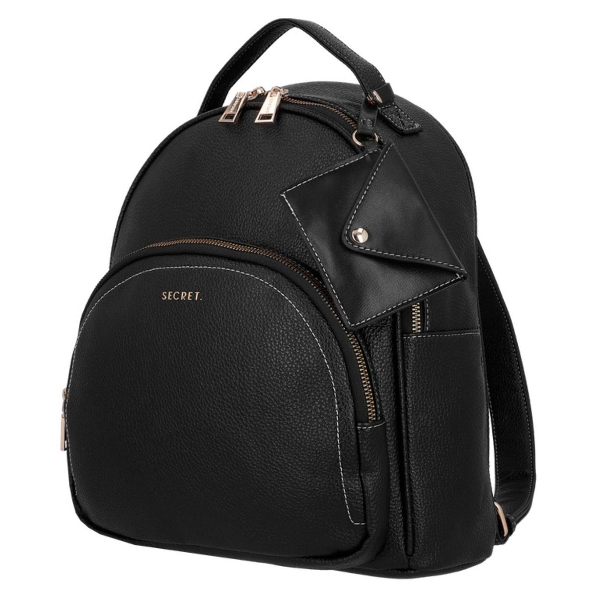 SECRET - Mochila Mujer Dublin ST6 Mediana Negro Secret