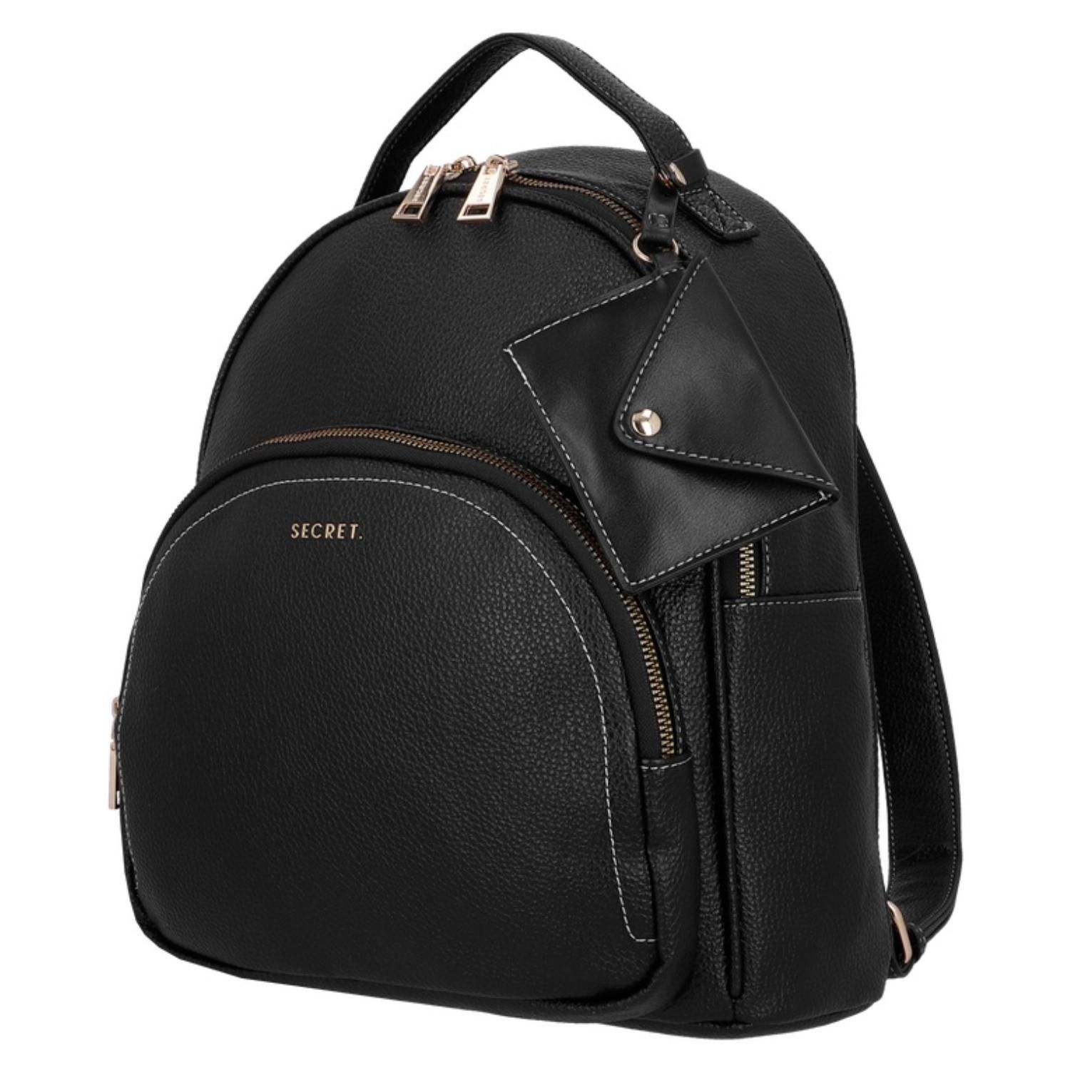 SECRET Mochila Mujer Dublin ST6 Mediana Negro Secret | Falabella Chile