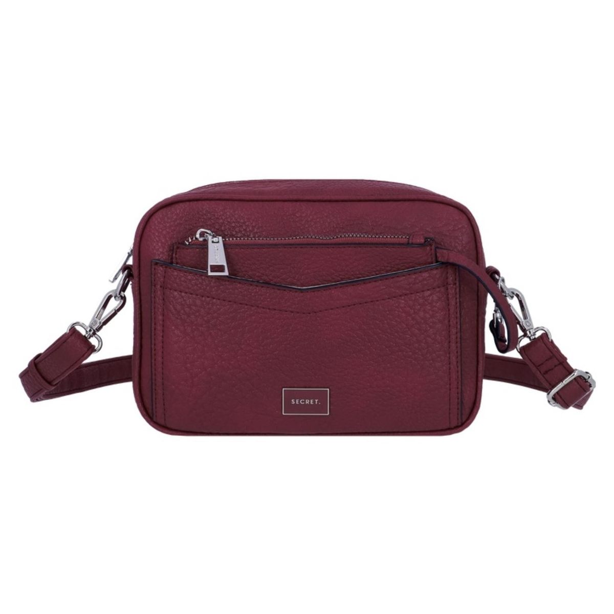 SECRET - Cartera Bandolera Edessa ST6 Pequeña Burdeo Secret