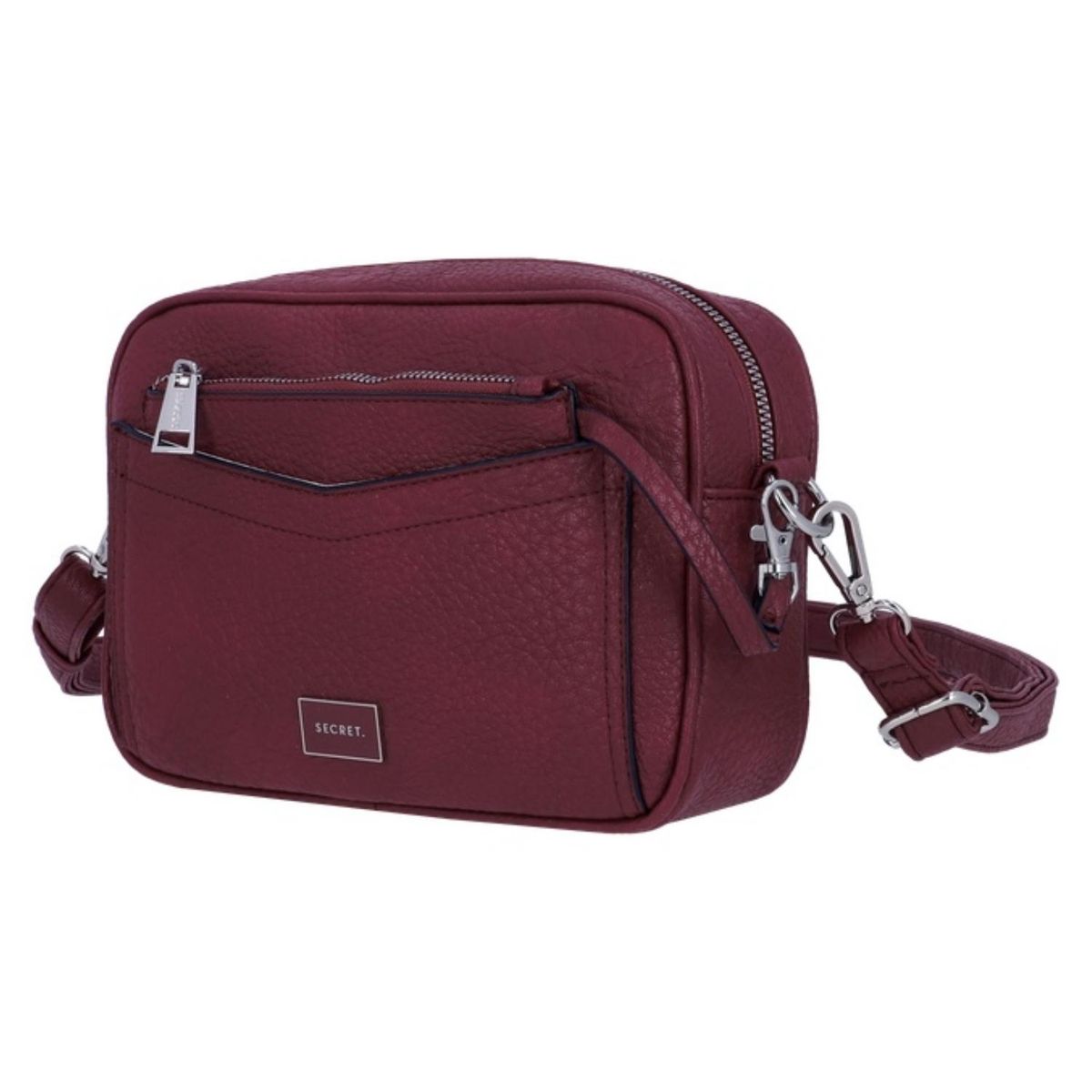 SECRET - Cartera Bandolera Edessa ST6 Pequeña Burdeo Secret