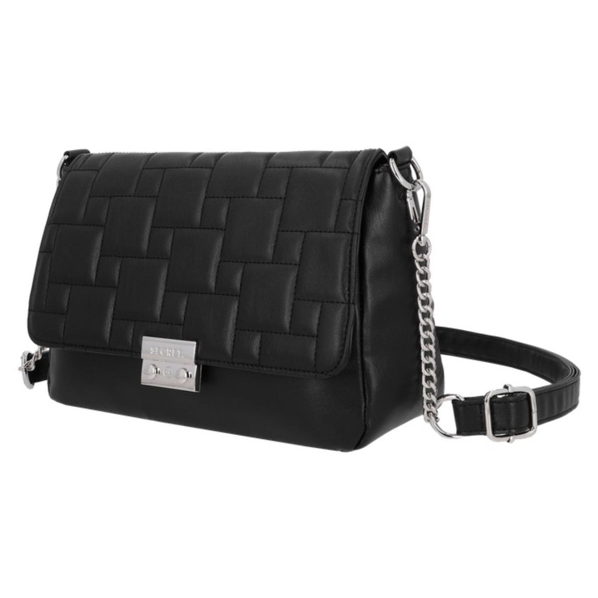 SECRET - Cartera Bandolera Taveta ST6 Mediana Negro Secret