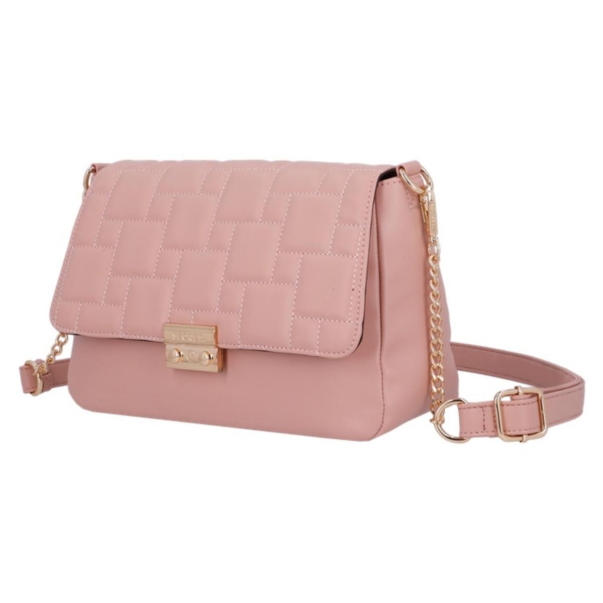 SECRET - Cartera Bandolera Taveta ST6 Mediana Rosado Secret