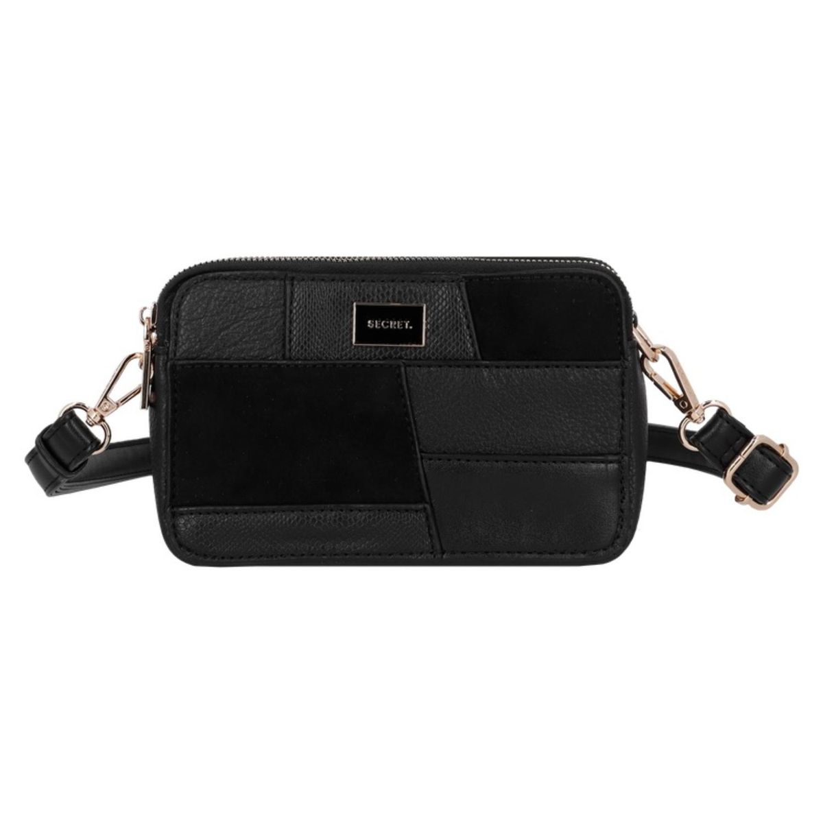 SECRET - Cartera Bandolera Cracovia ST6 Pequeña Negro Secret
