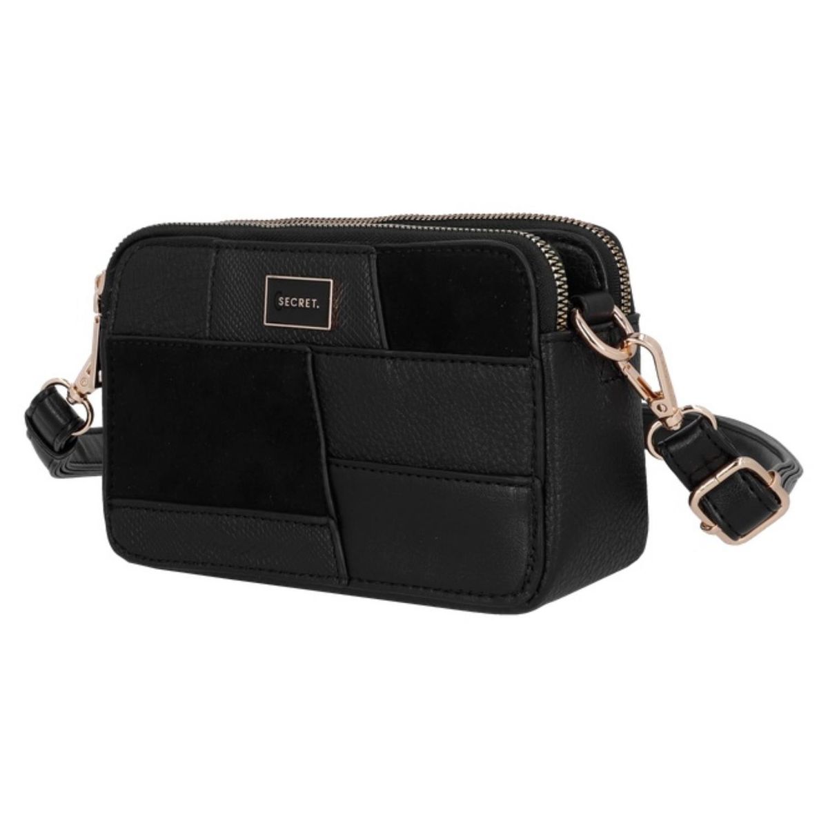 SECRET - Cartera Bandolera Cracovia ST6 Pequeña Negro Secret