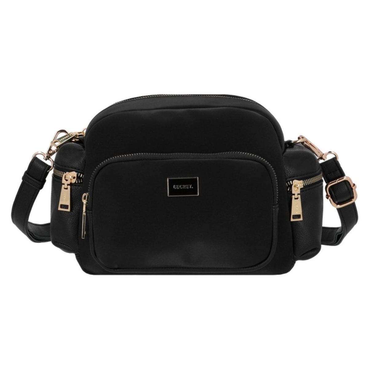 SECRET - Cartera Bandolera Trento ST6 Mediana Negro Secret