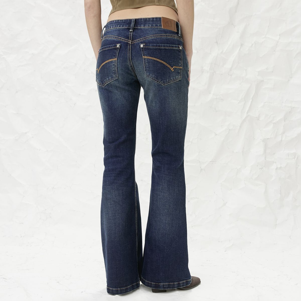 AMERICANINO - Jeans Flare Tiro Medio Mujer Americanino