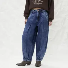 AMERICANINO - Jeans Balloon Tiro Medio Mujer