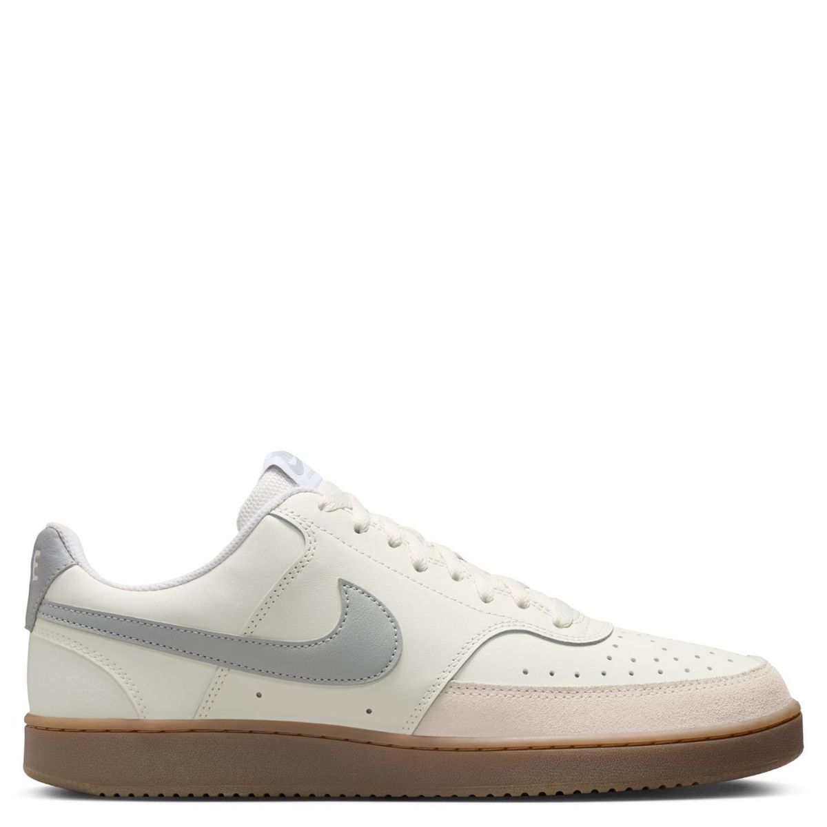 NIKE - Court Vision Zapatilla Urbana Hombre Cuero Blanco Nike