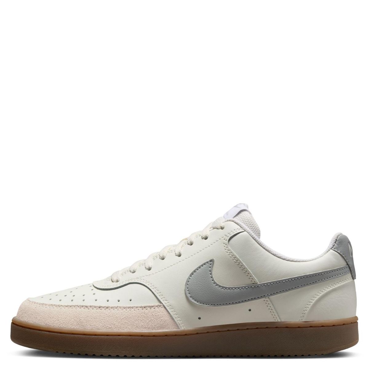 NIKE - Court Vision Zapatilla Urbana Hombre Cuero Blanco Nike