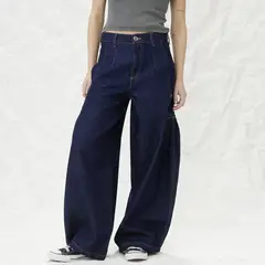 AMERICANINO - Jeans Carrot Tiro Medio Mujer